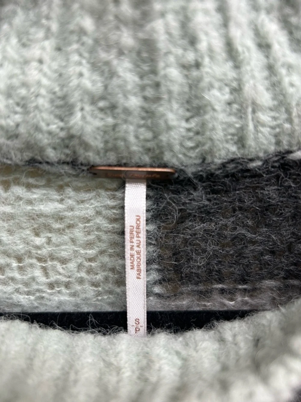 Free People Caravelli Splice Pullover Sweater
